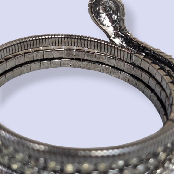 Simply Vera Vera Wang Dark Snake Coil Bracelet - Picture 7 of 9